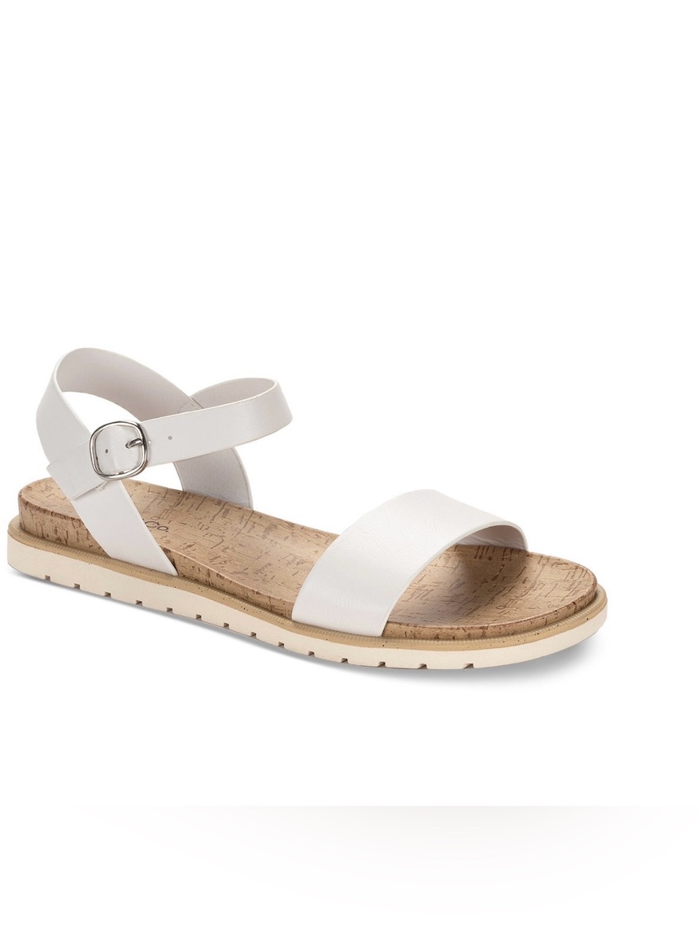 Style & Co Women's Mayaa Flat Casual White Sandals Size 10 NWT✨